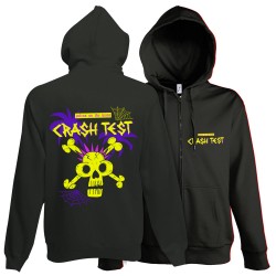 Sweat capuche zippé Crash Test